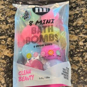 Mini Bath Bombs with Unique Scents